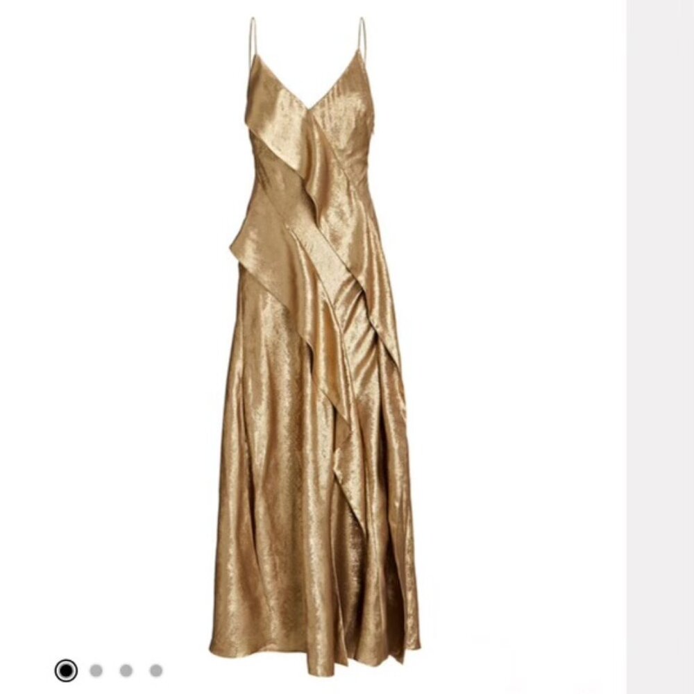 Acler Queensbridge Gold Dress